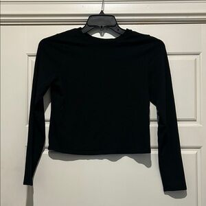 Old Navy Black Long Sleeve Women's Tee